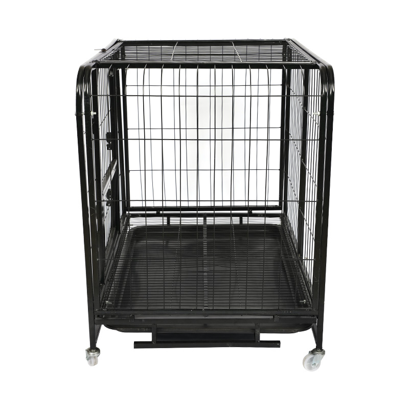 Gaiola de arame de metal de cachorro grande