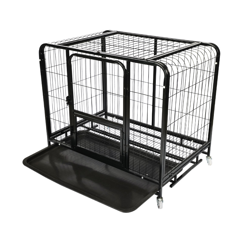 Gaiola de arame de metal de cachorro grande