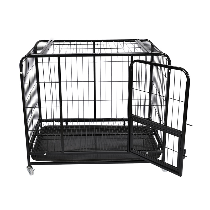 Gaiola de arame de metal de cachorro grande