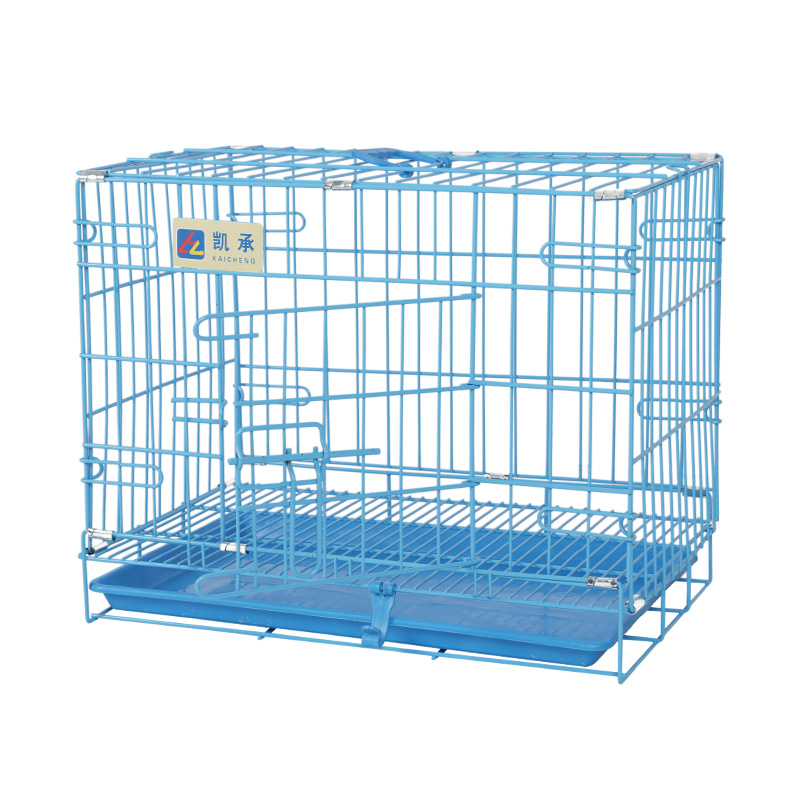 Crata de cão dobrável de metal para filhotes