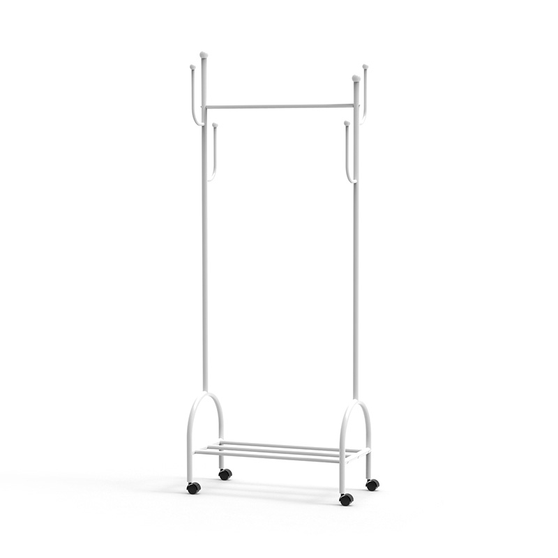 Luxo Luxo Homanalmente Homonia Rack Rack Rack Rack Creative Balcony Simple Universal Wheel Roups Vertical Rack