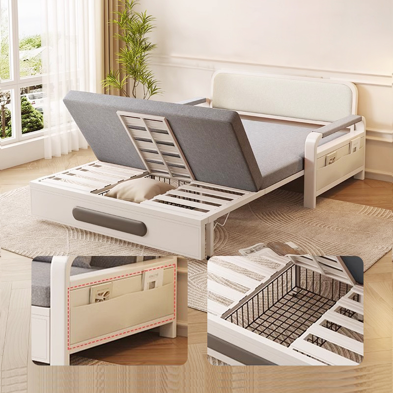 Sofá-cama multiuso dobrável de cor dupla