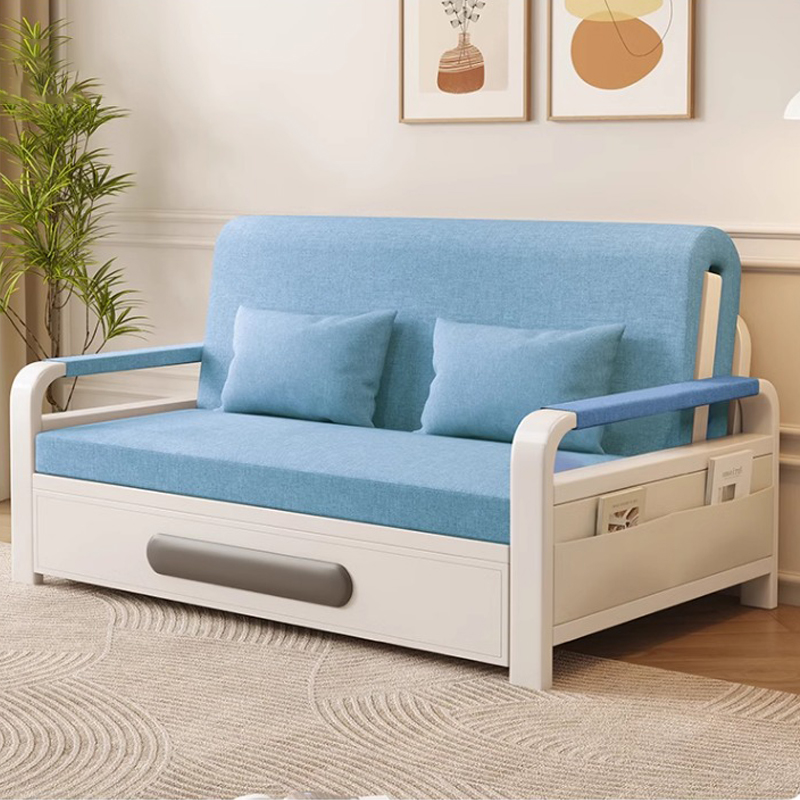 Sofá-cama multiuso dobrável de cor dupla