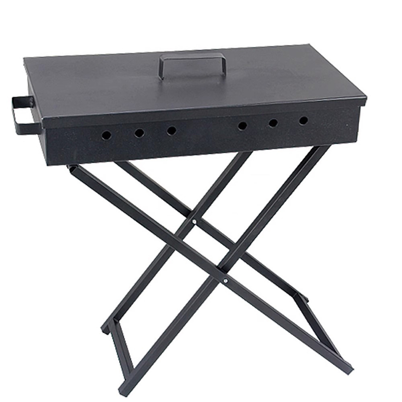 Aço inoxidável dobrável em forma de churrasco em forma de x em forma de X