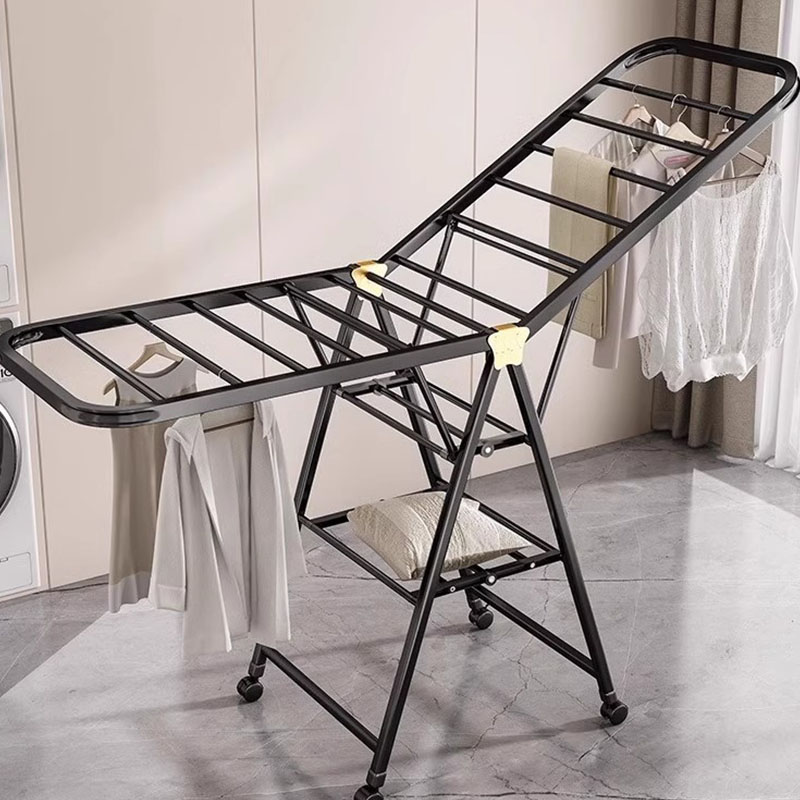 Rack de secagem dobrável de roupas de piso Rack de secagem dobrável de roupas de piso