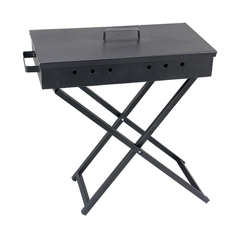 Grill coberta em forma de x